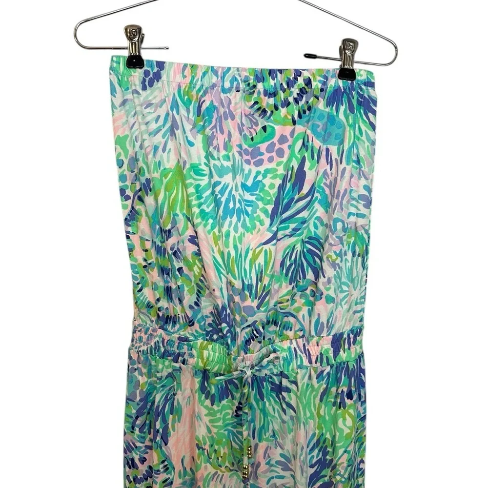 Lilly Pulitzer Keely Jumpsuit, Shell of a Party, Size XS - Picture 3 of 8